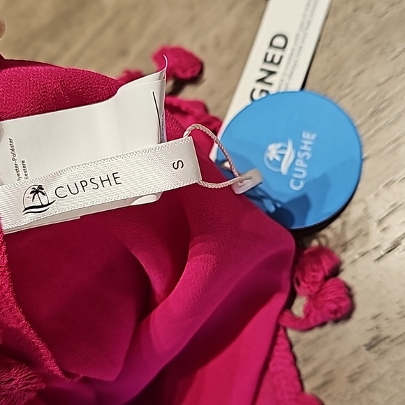 NWT CupShe Swimsuit Sarong Style Cover Up Size Small - Picture 3 of 5